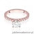 Pierścionek W546 Diament 1,00ct różowe złoto