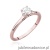 Pierścionek W547 Diament 0,40ct różowe złoto