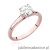 Pierścionek W547 Diament 0,70ct różowe złoto