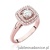 Pierścionek W548 Diament 0,40ct różowe złoto