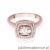Pierścionek W548 Diament 0,40ct różowe złoto