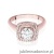 Pierścionek W548 Diament 0,70ct różowe złoto