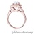 Pierścionek W548 Diament 0,70ct różowe złoto