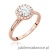 Pierścionek W550 Diament 0,70ct różowe złoto