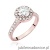 Pierścionek W551 Diament 0,70ct różowe złoto