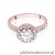 Pierścionek W551 Diament 0,70ct różowe złoto
