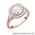 Pierścionek W552 Diament 0,70ct różowe złoto