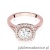 Pierścionek W552 Diament 0,70ct różowe złoto