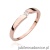 Pierścionek W554 Diament 0,08ct różowe złoto