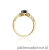 Pierścionek W002 Szafir 0,60ct żółte złoto