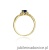 Pierścionek W019 Szafir 0,70ct żółte złoto