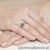 Pierścionek W182 Szafir 0,70ct żółte złoto