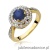 Pierścionek W274 Szafir 1,00ct żółte złoto