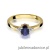 Pierścionek W301 Szafir 0,70ct żółte złoto