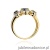 Pierścionek W309 Szafir 0,90ct żółte złoto