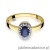 Pierścionek W330 Szafir 0,70ct żółte złoto