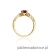 Pierścionek W002 Rubin 0,80ct żółte złoto
