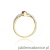 Pierścionek W028 Rubin 0,60ct żółte złoto
