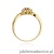 Pierścionek W072 Rubin 0,15ct żółte złoto