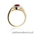 Pierścionek W274 Rubin 1,20ct żółte złoto