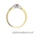 Pierścionek W428 Rubin 0,15ct żółte złoto