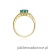 Pierścionek W012 Topaz 1,20ct żółte złoto