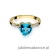 Pierścionek W031 Topaz 1,20ct żółte złoto
