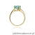 Pierścionek W031 Topaz 1,20ct żółte złoto