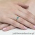 Pierścionek W039 Topaz 0,70ct żółte złoto