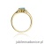 Pierścionek W0076 Topaz 0,50ct żółte złoto