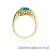 Pierścionek W080 Topaz 1,70ct żółte złoto