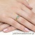 Pierścionek W119 Topaz 0,50ct żółte złoto