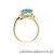 Pierścionek W150 Topaz 3,00ct żółte złoto