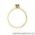 Pierścionek W222 Topaz 0,15ct żółte złoto