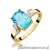 Pierścionek W400 Topaz 2,40ct żółte złoto