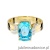 Pierścionek W400 Topaz 2,40ct żółte złoto