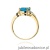Pierścionek W400 Topaz 2,40ct żółte złoto