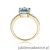 Pierścionek W511 Topaz 2,00ct żółte złoto