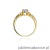 Pierścionek W014 Tanzanit 0,50ct żółte złoto