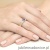 Pierścionek W075 Tanzanit 0,50ct żółte złoto