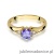 Pierścionek W0076 Tanzanit 0,50ct żółte złoto