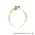 Pierścionek W119 Tanzanit 0,40ct żółte złoto