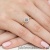 Pierścionek W238 Tanzanit 0,15ct żółte złoto
