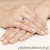 Pierścionek W284 Tanzanit 0,50ct żółte złoto
