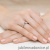 Pierścionek W449 Tanzanit 0,15ct żółte złoto