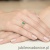 Pierścionek W005 Szmaragd 0,40ct żółte złoto