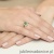 Pierścionek W037 Szmaragd 0,80ct żółte złoto
