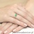Pierścionek W077 Szmaragd 0,40ct żółte złoto