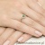 Pierścionek W238 Szmaragd 0,15ct żółte złoto