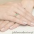 Pierścionek W264 Szmaragd 0,40ct żółte złoto